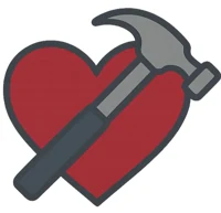 Heart and Hammer logo